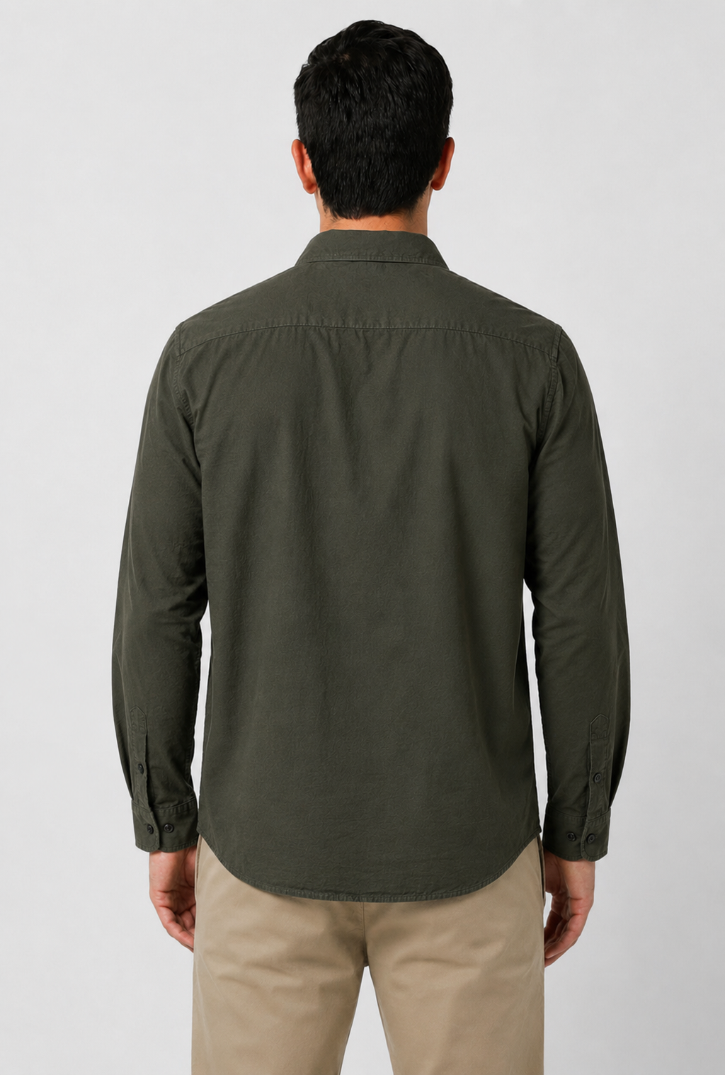 The Green Cotton Linen Shirt