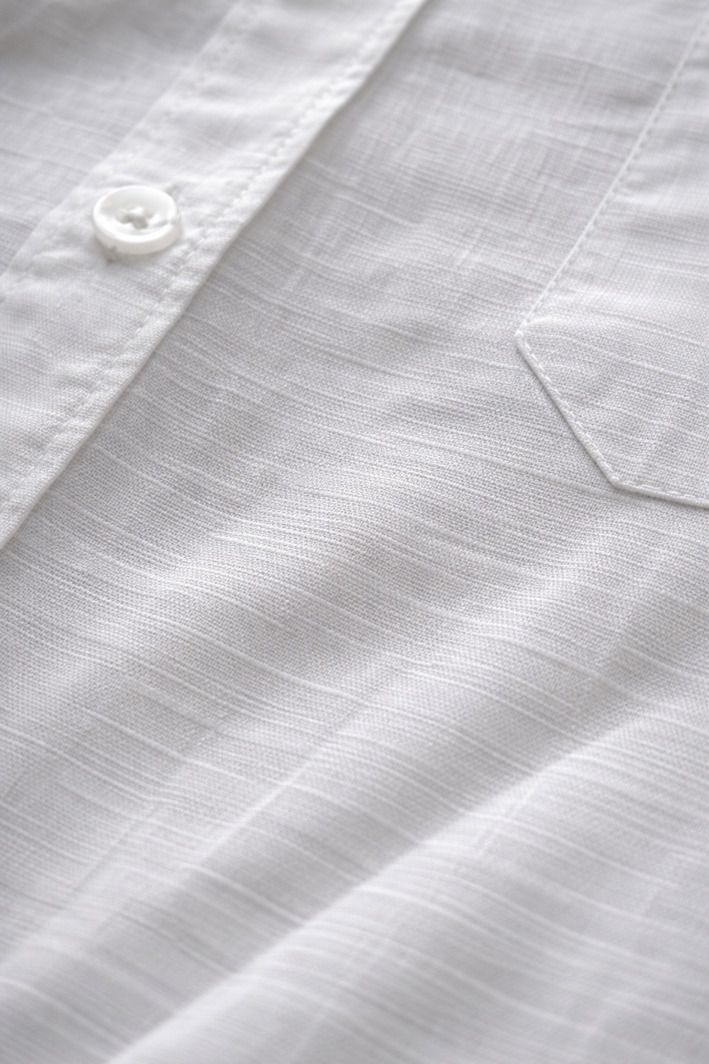 The White Cotton Linen Shirt
