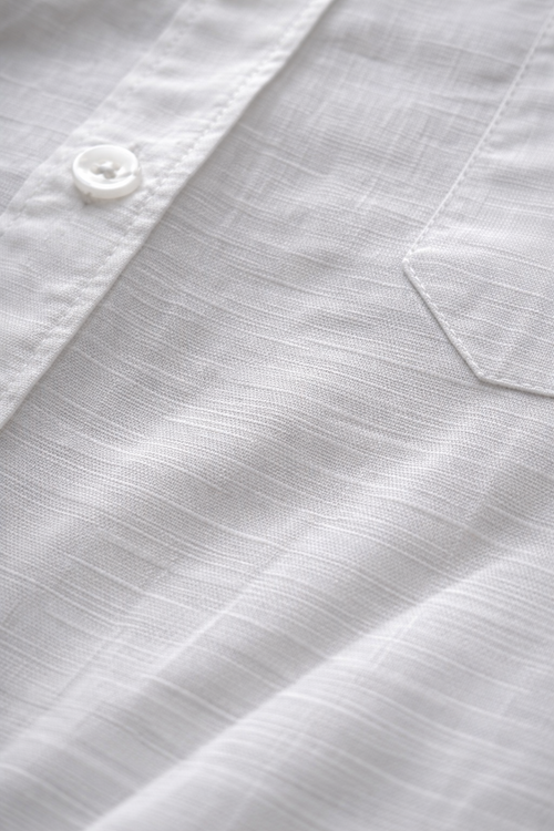 The White Cotton Linen Shirt